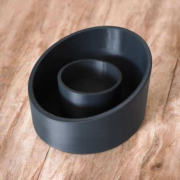 Modern Beveled Tealight Candle Holder w/LED Tea Light Multi-Color - Picture 2 of 15